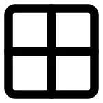 Grid Two SVG Icon
